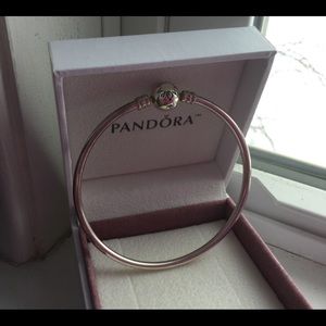 Pandora Silver Bangle